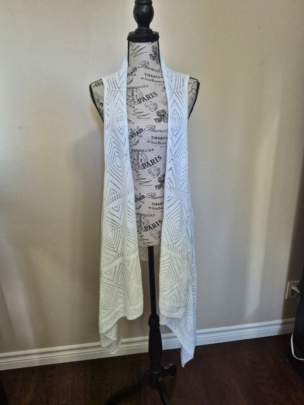Pointelle Knit Vest